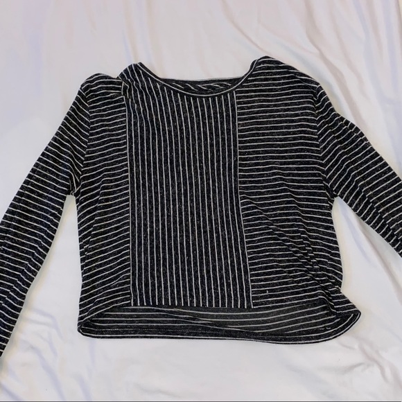 Striped Top Shop long sleeve shirt - Picture 1 of 2